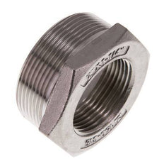 R 2'' x Rp 1 1/4'' M/F Anillo reductor de acero inoxidable 16 Bar