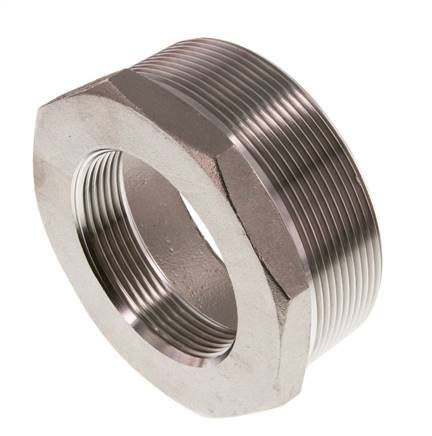 R 3'' x Rp 2'' M/F Anillo reductor de acero inoxidable 16 Bar