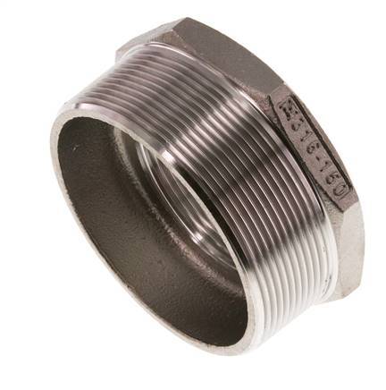 R 3'' x Rp 2'' M/F Anillo reductor de acero inoxidable 16 Bar