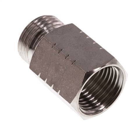 G 1/2'' x 1/2'' NPT M/F Anillo reductor de acero inoxidable 40 Bar - Hidráulico