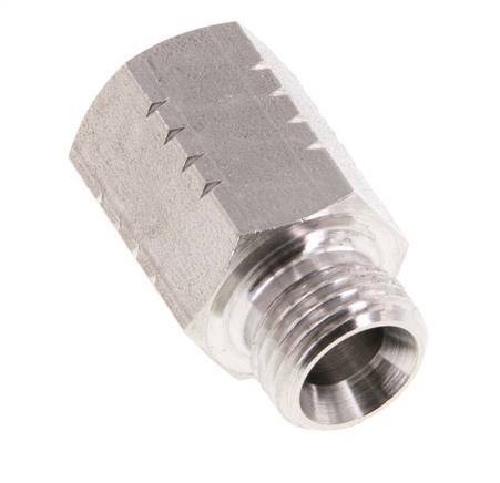 G 1/4'' x 1/4'' NPT M/F Anillo reductor de acero inoxidable 40 Bar - Hidráulico