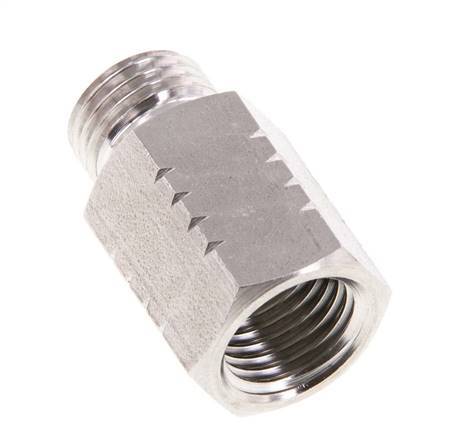 G 1/4'' x 1/4'' NPT M/F Anillo reductor de acero inoxidable 40 Bar - Hidráulico