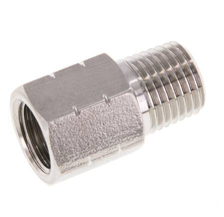 1/4'' NPT x G 1/4'' M/F Anillo reductor de acero inoxidable 40 Bar - Hidráulico