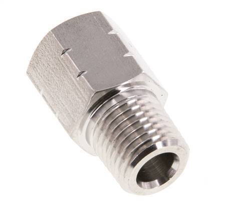 1/4'' NPT x G 1/4'' M/F Anillo reductor de acero inoxidable 40 Bar - Hidráulico