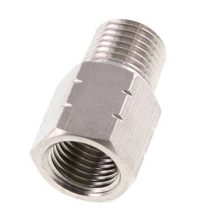 1/4'' NPT x G 1/4'' M/F Anillo reductor de acero inoxidable 40 Bar - Hidráulico