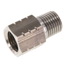 R 1/4'' x 1/4'' NPT M/F Anillo reductor de acero inoxidable 40 Bar - Hidráulico