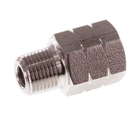 1/8'' NPT x G 1/8'' M/F Anillo reductor de acero inoxidable 40 Bar - Hidráulico