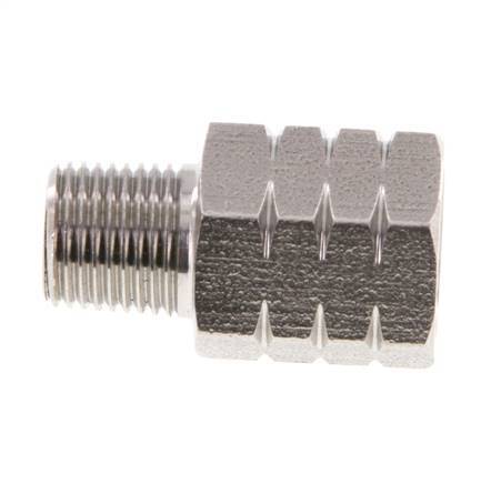 R 1/8'' x 1/8'' NPT M/F Anillo reductor de acero inoxidable 40 Bar - Hidráulico