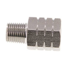 R 1/8'' x 1/8'' NPT M/F Anillo reductor de acero inoxidable 40 Bar - Hidráulico
