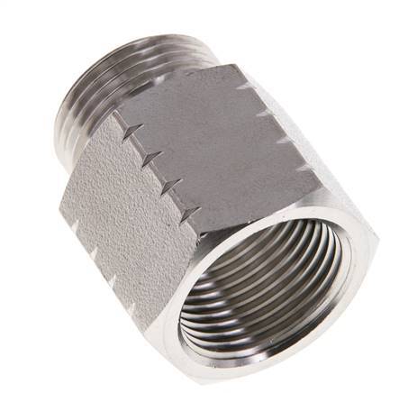 G 3/4'' x 3/4'' NPT M/F Anillo reductor de acero inoxidable 40 Bar - Hidráulico