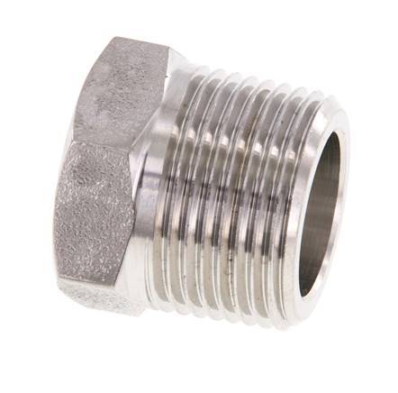 3/4'' NPT x 1/2'' NPT M/F Anillo reductor de acero inoxidable 170 Bar - Hidráulico