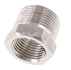 3/4'' NPT x 1/2'' NPT M/F Anillo reductor de acero inoxidable 170 Bar - Hidráulico