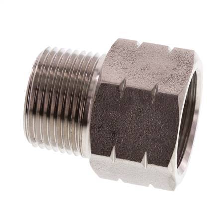 3/4'' NPT x G 3/4'' M/F Anillo reductor de acero inoxidable 40 Bar - Hidráulico