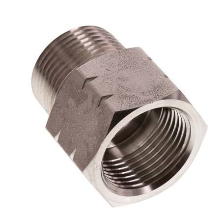 3/4'' NPT x G 3/4'' M/F Anillo reductor de acero inoxidable 40 Bar - Hidráulico
