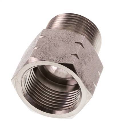 3/4'' NPT x G 3/4'' M/F Anillo reductor de acero inoxidable 40 Bar - Hidráulico