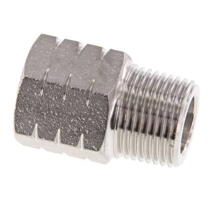 R 3/8'' x 3/8'' NPT M/F Anillo reductor de acero inoxidable 40 Bar - Hidráulico
