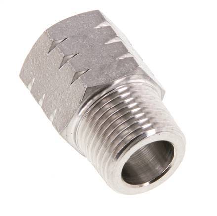R 3/8'' x 3/8'' NPT M/F Anillo reductor de acero inoxidable 40 Bar - Hidráulico