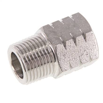 R 3/8'' x 3/8'' NPT M/F Anillo reductor de acero inoxidable 40 Bar - Hidráulico