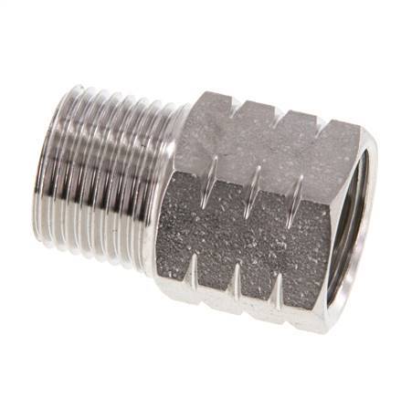 R 3/8'' x 3/8'' NPT M/F Anillo reductor de acero inoxidable 40 Bar - Hidráulico