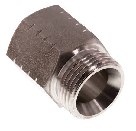 G 1'' x 1'' NPT M/F Anillo reductor de acero inoxidable 40 Bar - Hidráulico