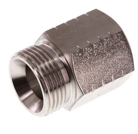 G 1'' x 1'' NPT M/F Anillo reductor de acero inoxidable 40 Bar - Hidráulico