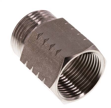 G 1'' x 1'' NPT M/F Anillo reductor de acero inoxidable 40 Bar - Hidráulico