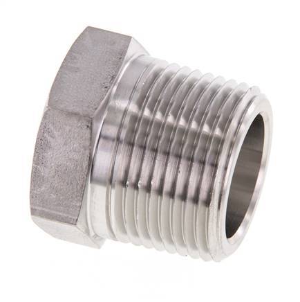 1'' NPT x 3/4'' NPT M/F Anillo reductor de acero inoxidable 140 Bar - Hidráulico