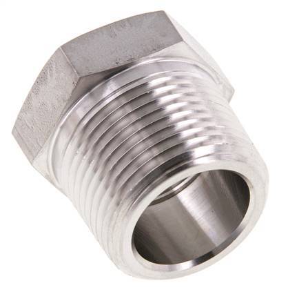 1'' NPT x 3/4'' NPT M/F Anillo reductor de acero inoxidable 140 Bar - Hidráulico
