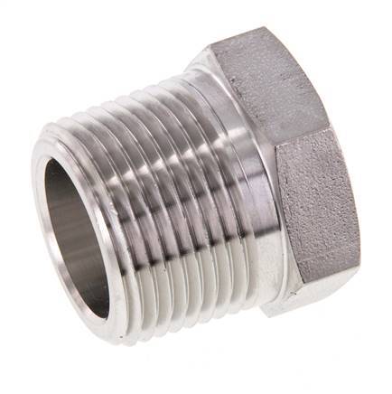 1'' NPT x 3/4'' NPT M/F Anillo reductor de acero inoxidable 140 Bar - Hidráulico
