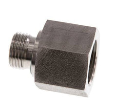 G 1/2'' x G 3/4'' M/F Adaptador reductor de acero inoxidable 400 Bar - Hidráulico
