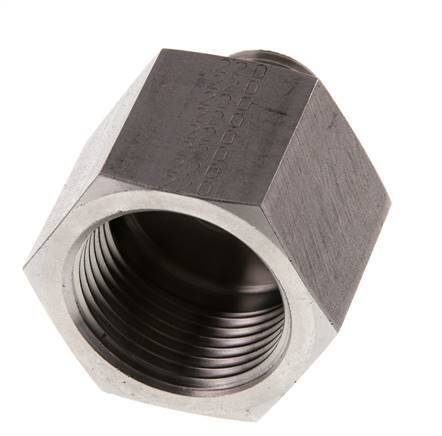 G 1/2'' x G 1'' M/F Adaptador reductor de acero inoxidable 400 Bar - Hidráulico