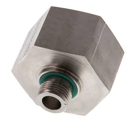 G 1/2'' x G 1 1/4'' M/F Adaptador reductor de acero inoxidable 400 Bar - Hidráulico