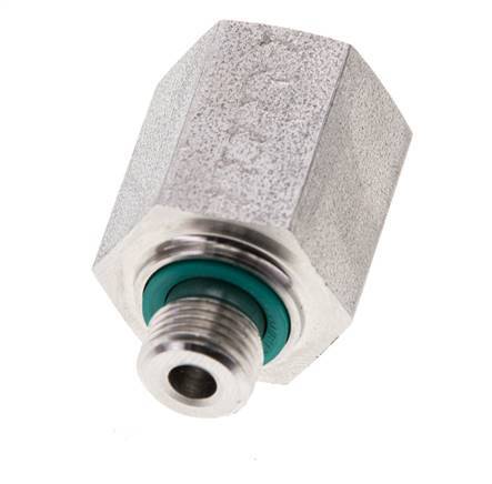 G 1/8'' x G 1/4'' M/F Adaptador reductor de acero inoxidable 630 Bar - Hidráulico
