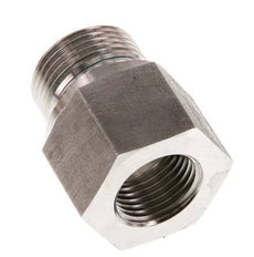 G 3/4'' x G 1/2'' M/F Adaptador reductor de acero inoxidable 400 Bar - Hidráulico