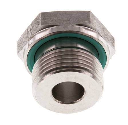 G 3/4'' x G 1/4'' M/F Adaptador reductor de acero inoxidable 400 Bar - Hidráulico