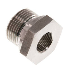 G 3/4'' x G 3/8'' M/F Adaptador reductor de acero inoxidable 400 Bar - Hidráulico