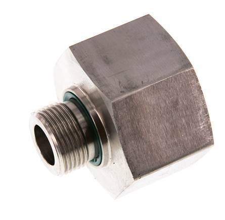 G 3/4'' x G 1 1/4'' M/F Adaptador reductor de acero inoxidable 400 Bar - Hidráulico