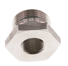 G 1'' x G 1/2'' M/F Adaptador reductor de acero inoxidable 400 Bar - Hidráulico