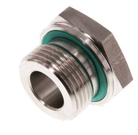 G 1'' x G 1/2'' M/F Adaptador reductor de acero inoxidable 400 Bar - Hidráulico