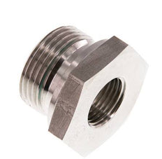 G 1'' x G 1/2'' M/F Adaptador reductor de acero inoxidable 400 Bar - Hidráulico