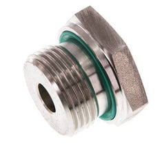 G 1'' x G 1/4'' M/F Adaptador reductor de acero inoxidable 400 Bar - Hidráulico
