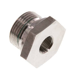 G 1'' x G 3/8'' M/F Adaptador reductor de acero inoxidable 400 Bar - Hidráulico