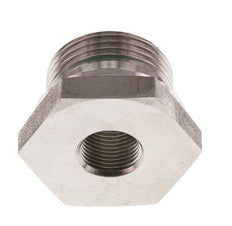 G 1'' x G 3/8'' M/F Adaptador reductor de acero inoxidable 400 Bar - Hidráulico