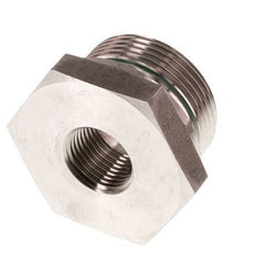 G 1 1/4'' x G 1/2'' M/F Adaptador reductor de acero inoxidable 400 Bar - Hidráulico