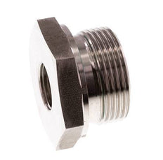 G 1 1/4'' x G 1/2'' M/F Adaptador reductor de acero inoxidable 400 Bar - Hidráulico