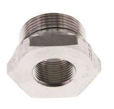 G 1 1/4'' x G 3/4'' M/F Adaptador reductor de acero inoxidable 400 Bar - Hidráulico