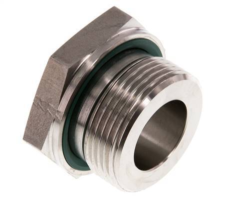 G 1 1/4'' x G 3/4'' M/F Adaptador reductor de acero inoxidable 400 Bar - Hidráulico