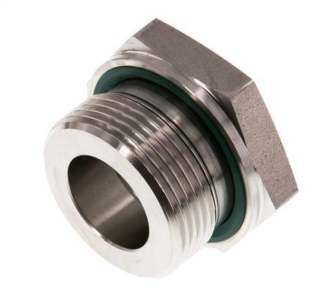 G 1 1/4'' x G 3/4'' M/F Adaptador reductor de acero inoxidable 400 Bar - Hidráulico