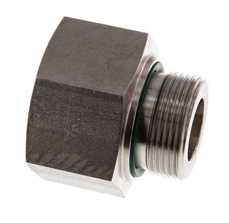 G 1 1/4'' x G 1 1/2'' M/F Adaptador reductor de acero inoxidable 315 Bar - Hidráulico