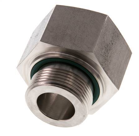 G 1 1/4'' x G 1 1/2'' M/F Adaptador reductor de acero inoxidable 315 Bar - Hidráulico